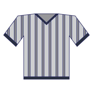 Beyzbol tshirt aşınma karikatür mavi çizgiler