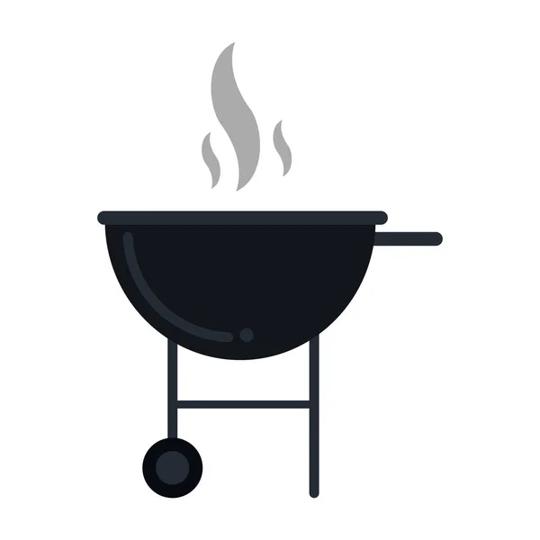BBQ Grill Essen Symbol — Stockvektor