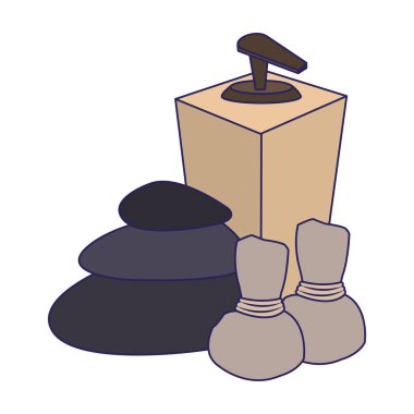 Mavi çizgiler Spa ve güzellik