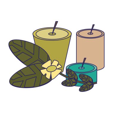 Mavi çizgiler Spa ve güzellik