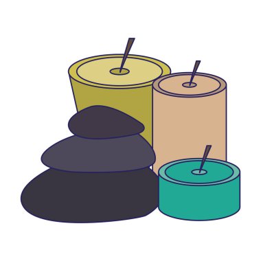 Mavi çizgiler Spa ve güzellik