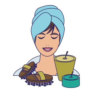 Mavi çizgiler Spa ve güzellik