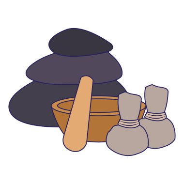 Mavi çizgiler Spa ve güzellik