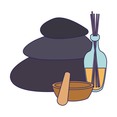 Mavi çizgiler Spa ve güzellik