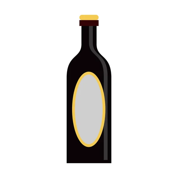 Бутылка виски изолирована — стоковый вектор