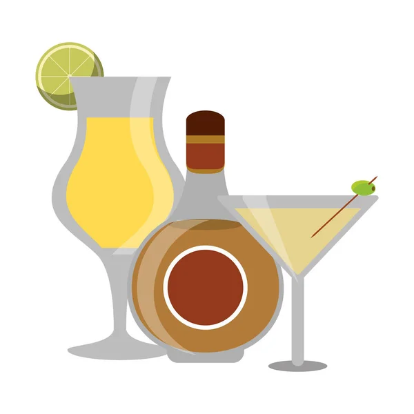Бар алкогольные напитки — стоковый вектор