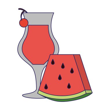 mavi çizgiler karpuz doğal meyve suyu