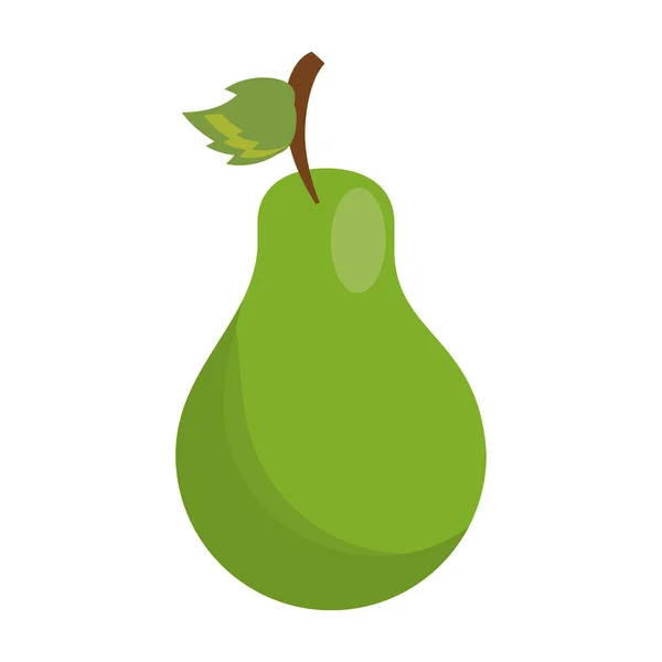 Pear färsk frukt isolerade — Stock vektor