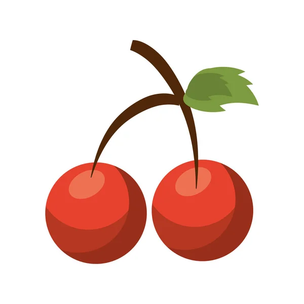 Fruta doce de cereja —  Vetores de Stock