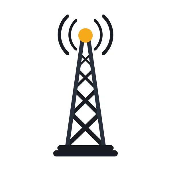 Simbolo antenna di telecomunicazione — Vettoriale Stock