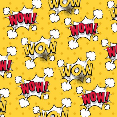 Pop art wow arka plan