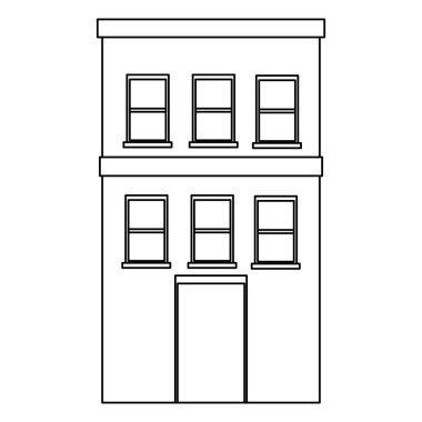 modern ev yapısı siyah beyaz bina