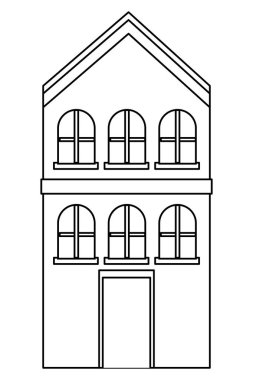 modern ev yapısı siyah beyaz bina