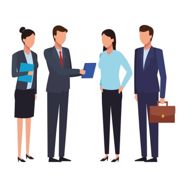 Executive iş karikatür