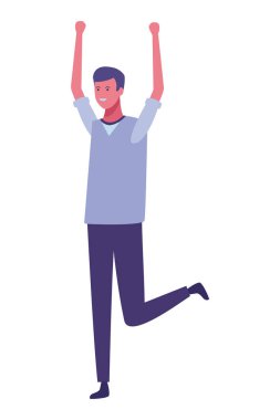 Genç adam çizgi filmi