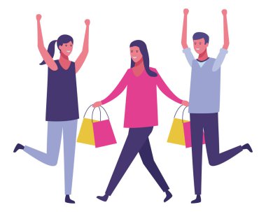 Genç insanlar çizgi film karakteri