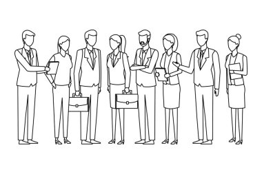 Executive iş karikatür