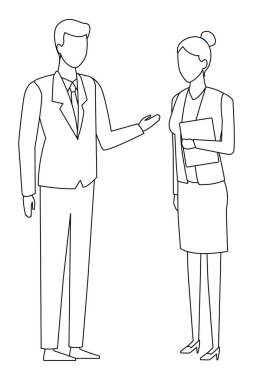 Executive iş karikatür