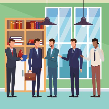 Executive iş karikatür