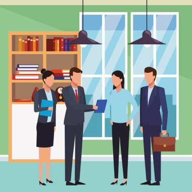 Executive iş karikatür