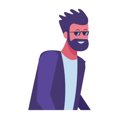 Genç adam çizgi filmi