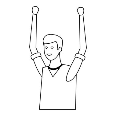 Genç adam çizgi filmi