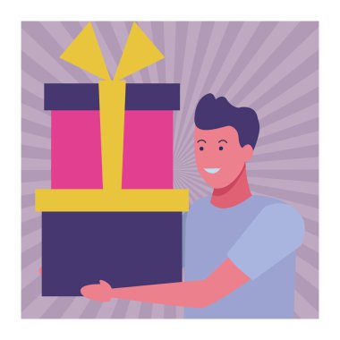 Genç adam çizgi filmi