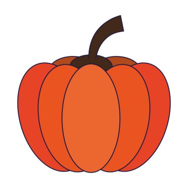 Kabak taze sebze çizgi film