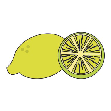 limon taze sebze çizgi film