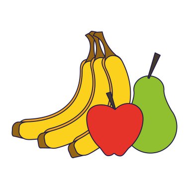 Taze meyve çizgi film