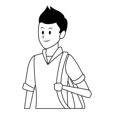 genç adam avatar portre