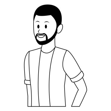 Sakallı afroamerican adam