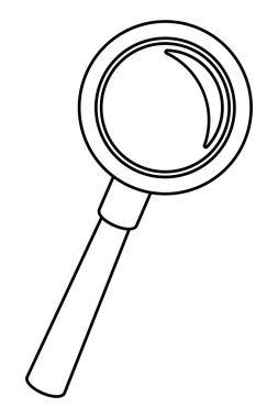 Büyütme cam simgesi