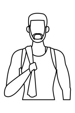 çalışma dışarı adam