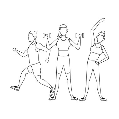 Grup çalışma dışarı insan