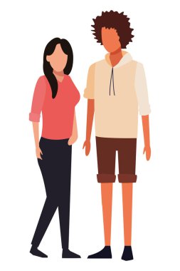 Çift avatarlar çizgi film