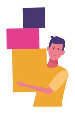 Genç adam çizgi filmi