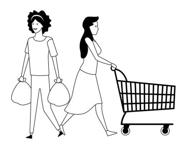 sıradan insanlar karikatür siyah beyaz