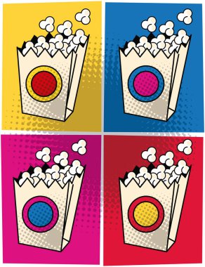 Pop art karikatürler