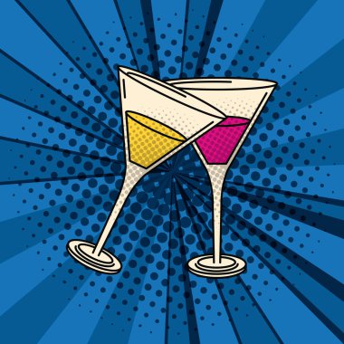 Pop art karikatürler
