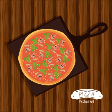İtalyan pizzası.