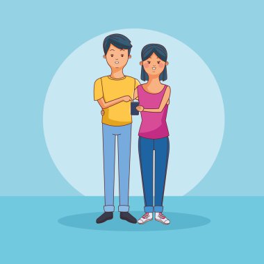 teknolojisini kullanan gençler