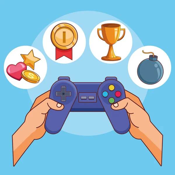 videogames gamepad kullanarak eller