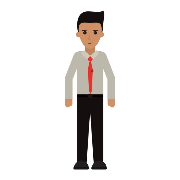 Ejecutivo hombre de negocios de dibujos animados — Vector de stock