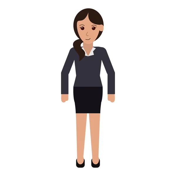 Femme d'affaires exécutif dessin animé — Image vectorielle