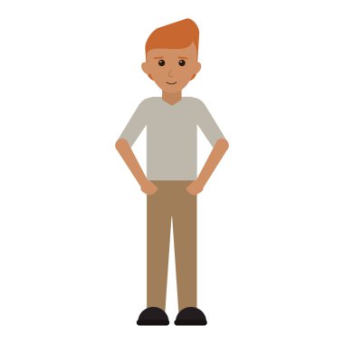 Genç adam çizgi filmi