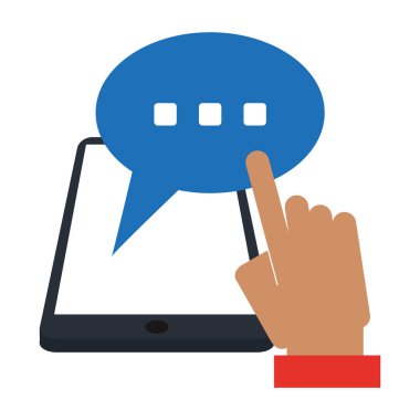 eller Smartphone ile sohbet