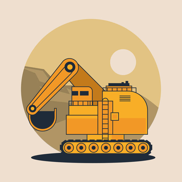 hydraulic excavator vehicle