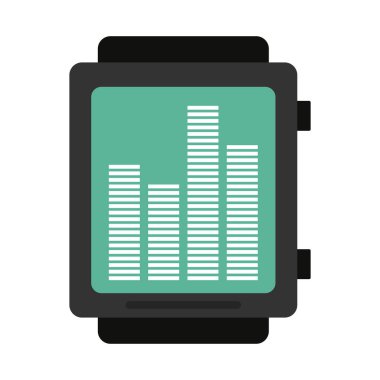 smartwatch müzik ekolayzer sembolü