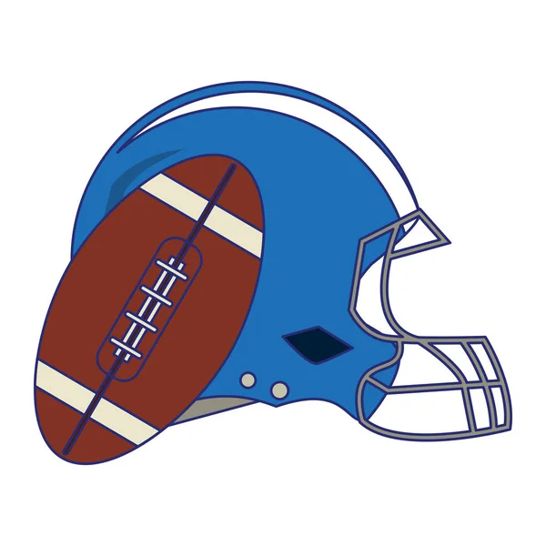 American Football Spiel blaue Linien — Stockvektor